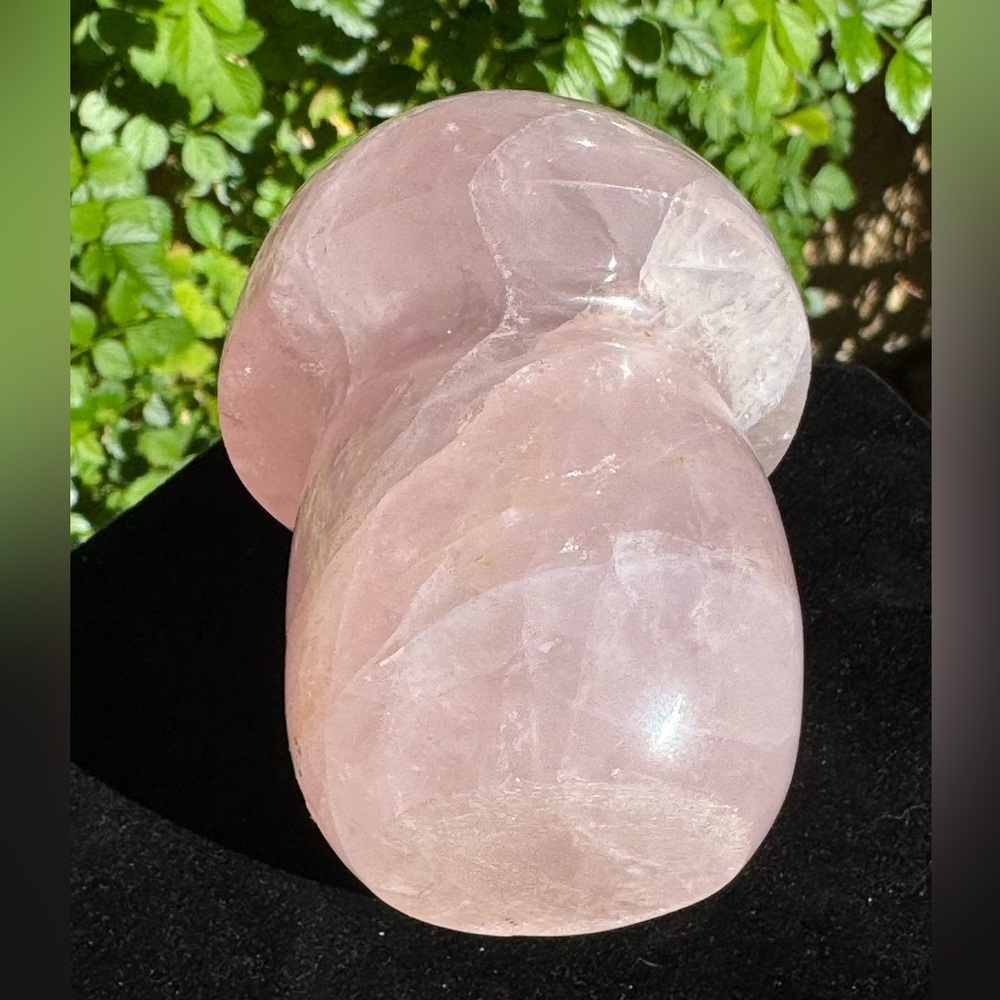 Rose Quartz Mushroom - Picture 3 of 4
